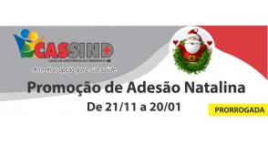 Cassind prorroga prazo da promoção de adesão até Janeiro