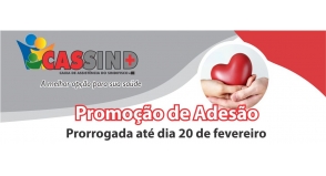 Cassind prorroga Promoção de Adesão