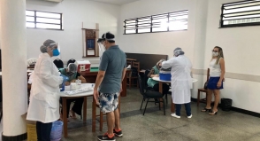 Campanha de Vacinação tem adesão do público da Cassind e segue na segunda (13)