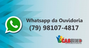 Cassind disponibiliza whatsapp da Ouvidoria