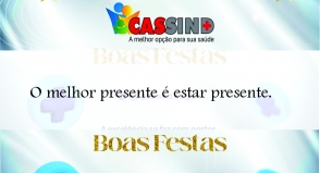 Mensagem de boas festas!