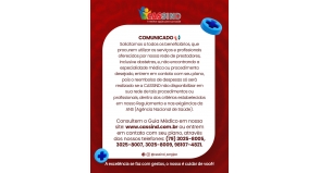 COMUNICADO SERVIÇOS CASSIND